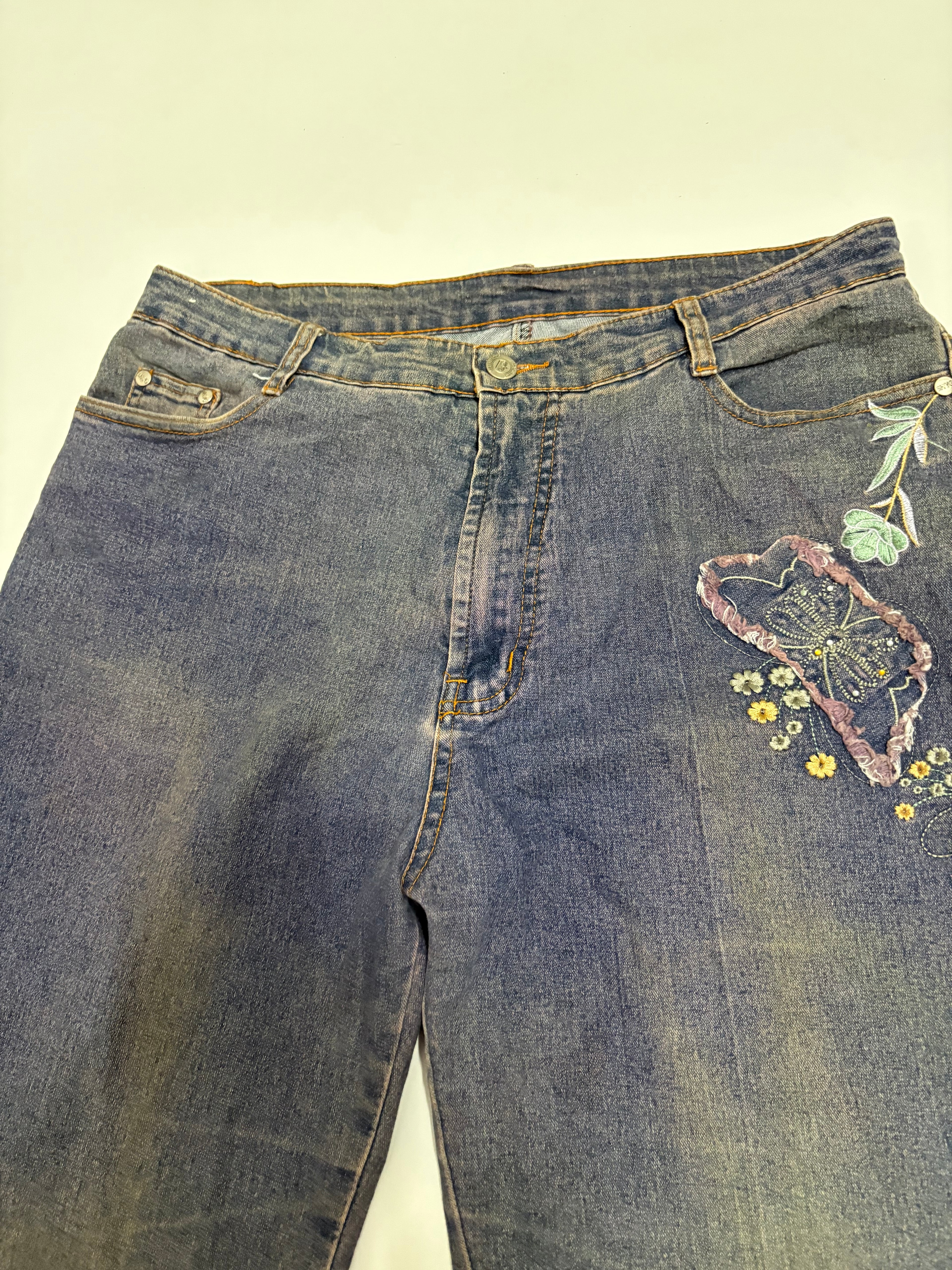 shyger butterfly purple jeans (35inch)