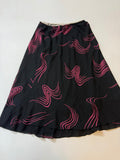 Stripped black skirt (32-36 inch)