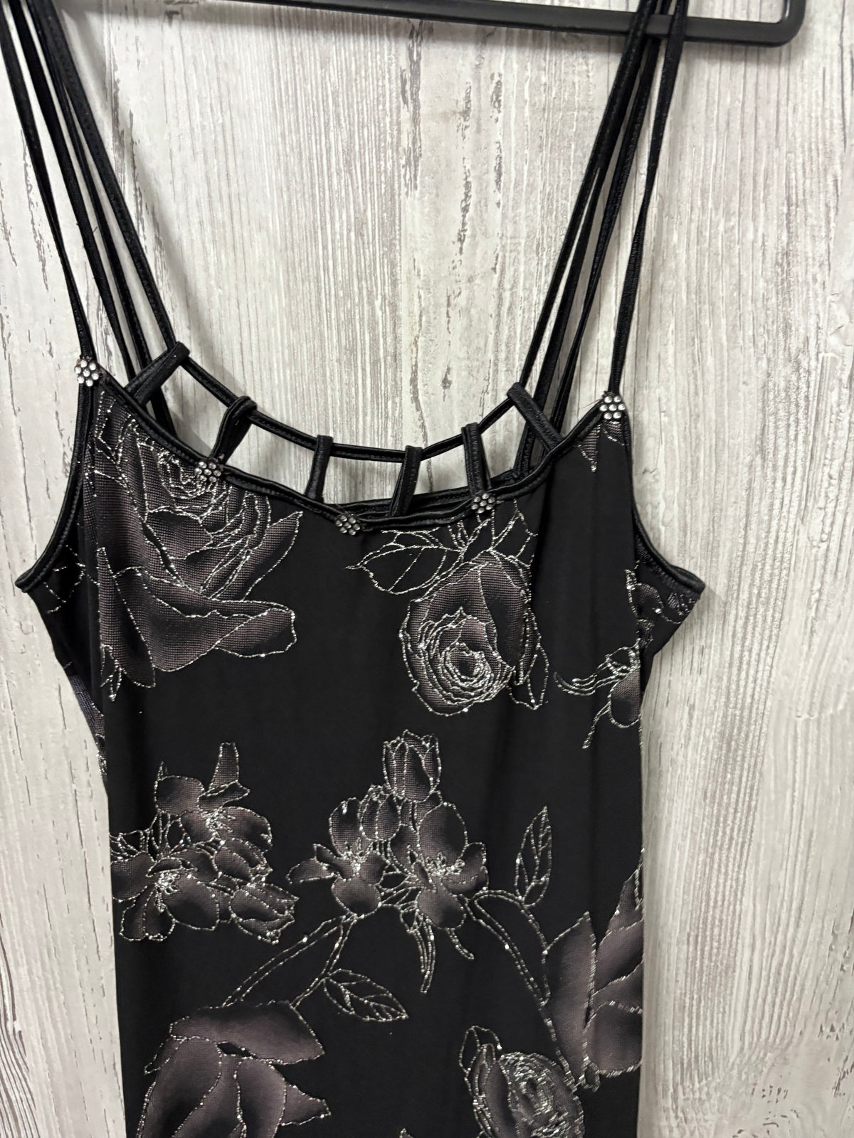 black rose sparkly dress (34-36inch)