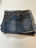 Double button mini skirt(32 inch)