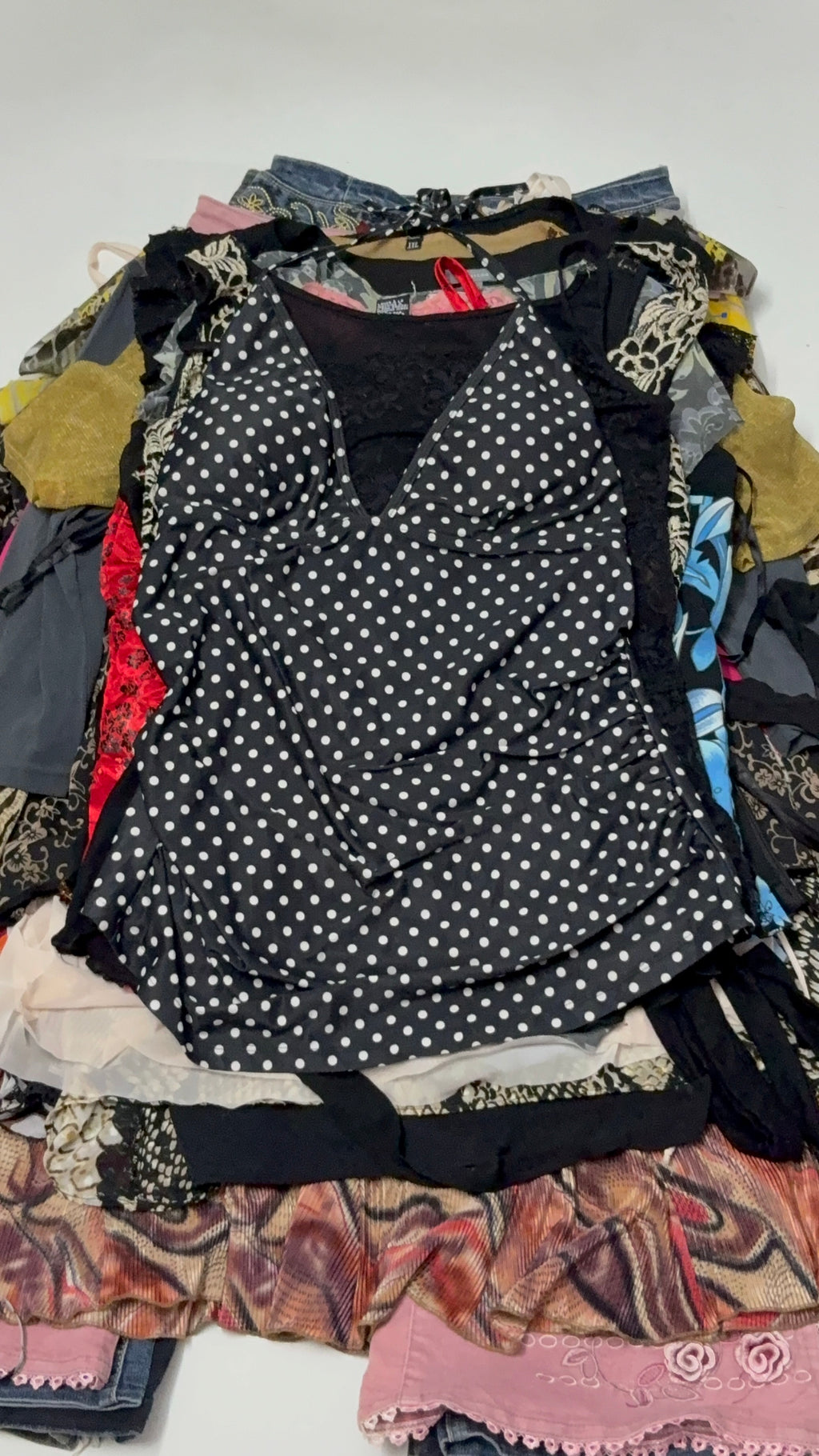 Halter neck polka dot top(30inch)