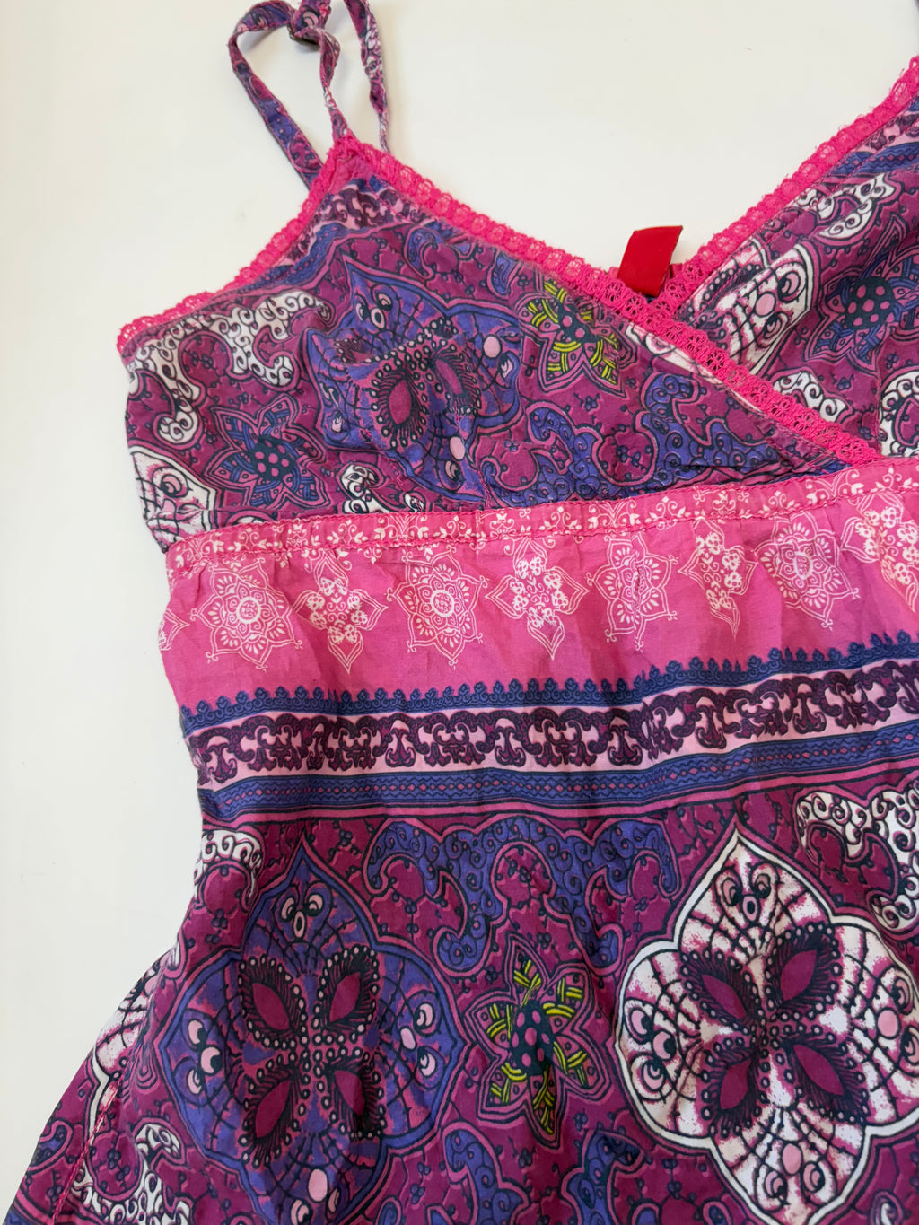 EDC purple floral top(30-34 inch)
