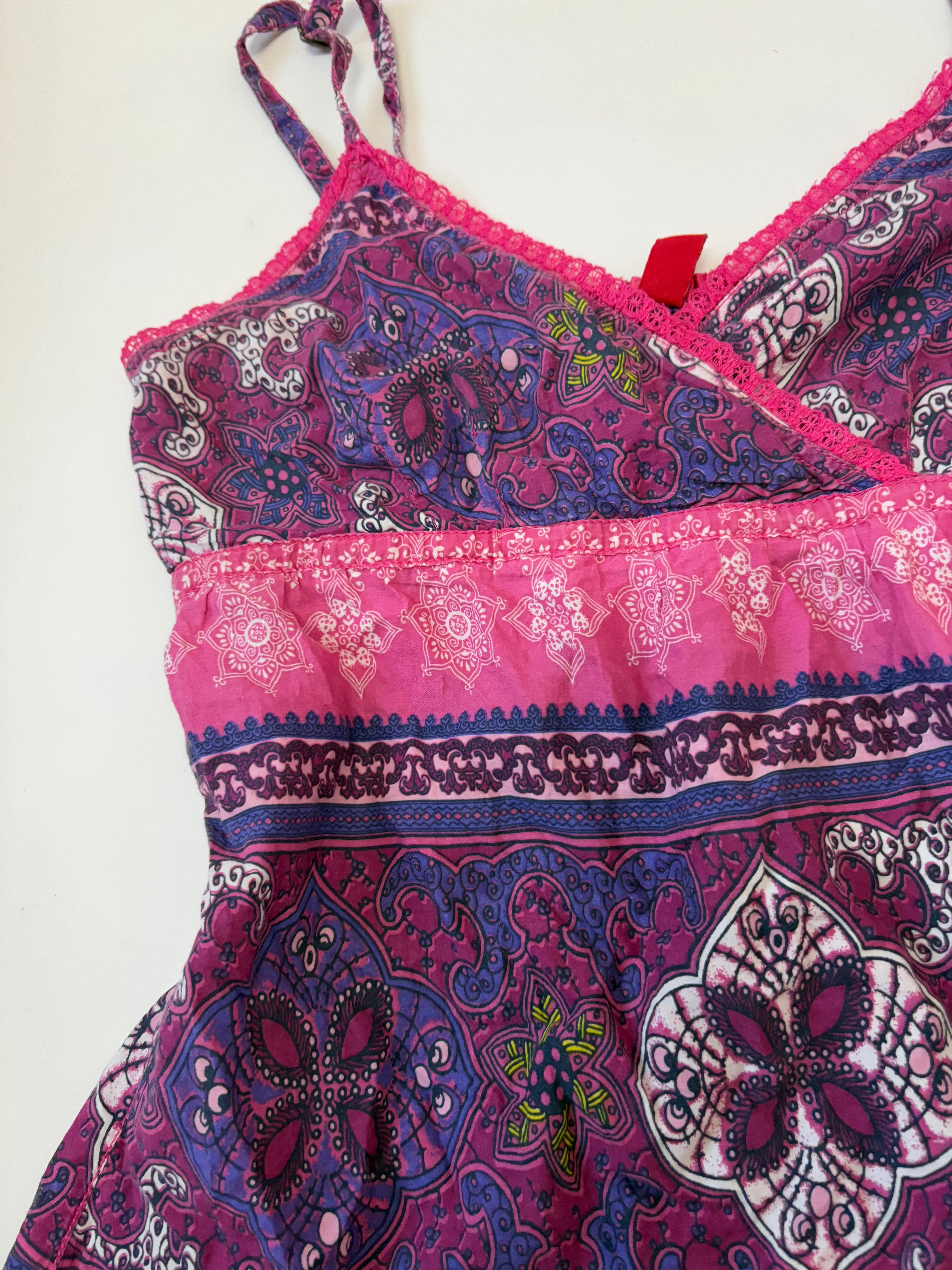 EDC purple floral top(30-34 inch)