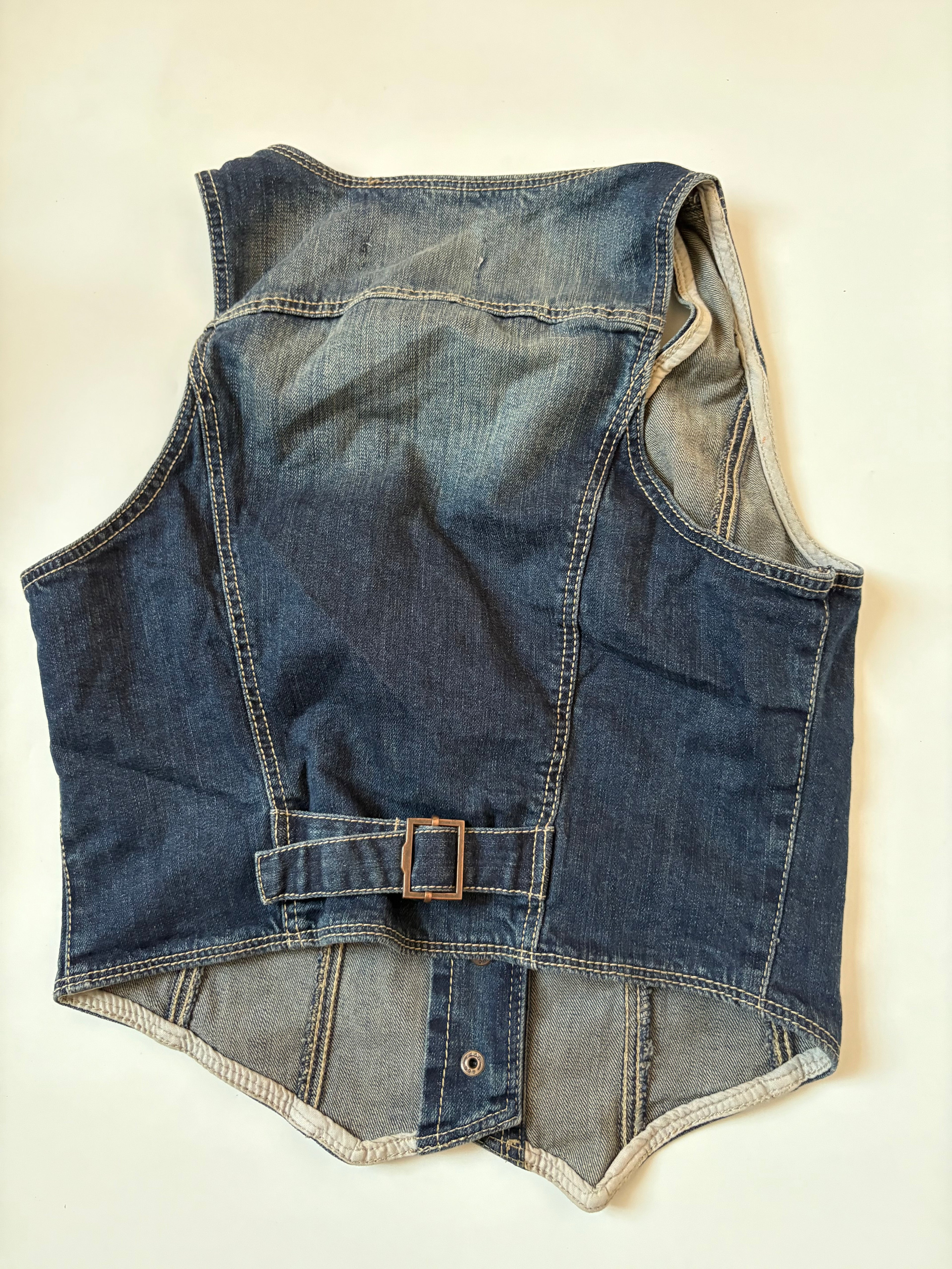 Mango jeans vest(38 inch)