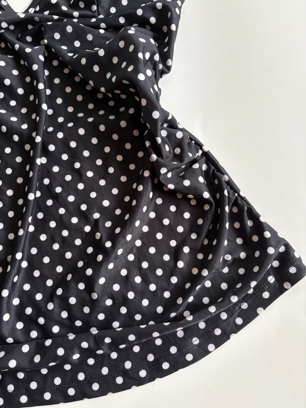 polka dot halter neck top ( 34-36inch)