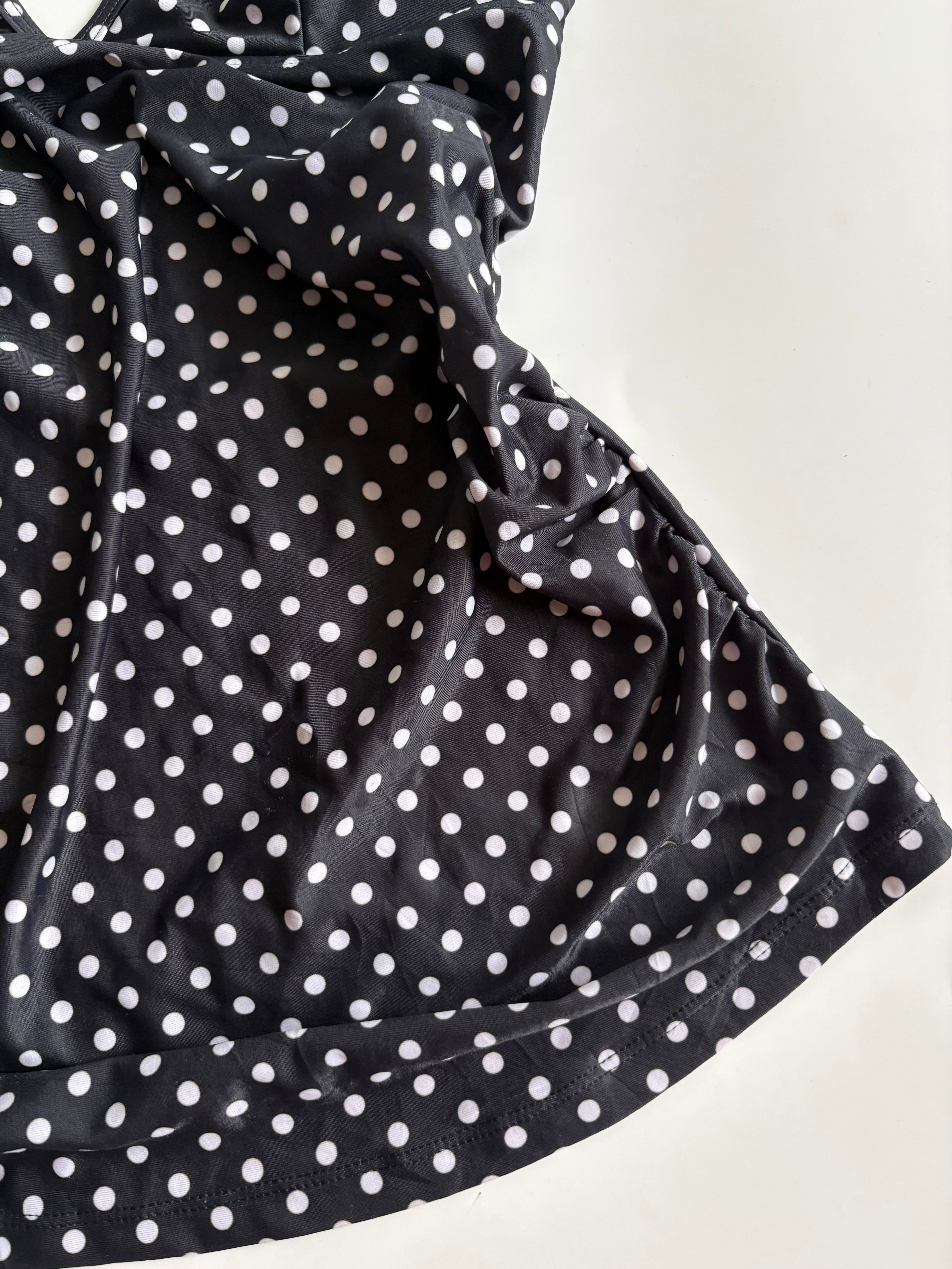polka dot halter neck top ( 34-36inch)