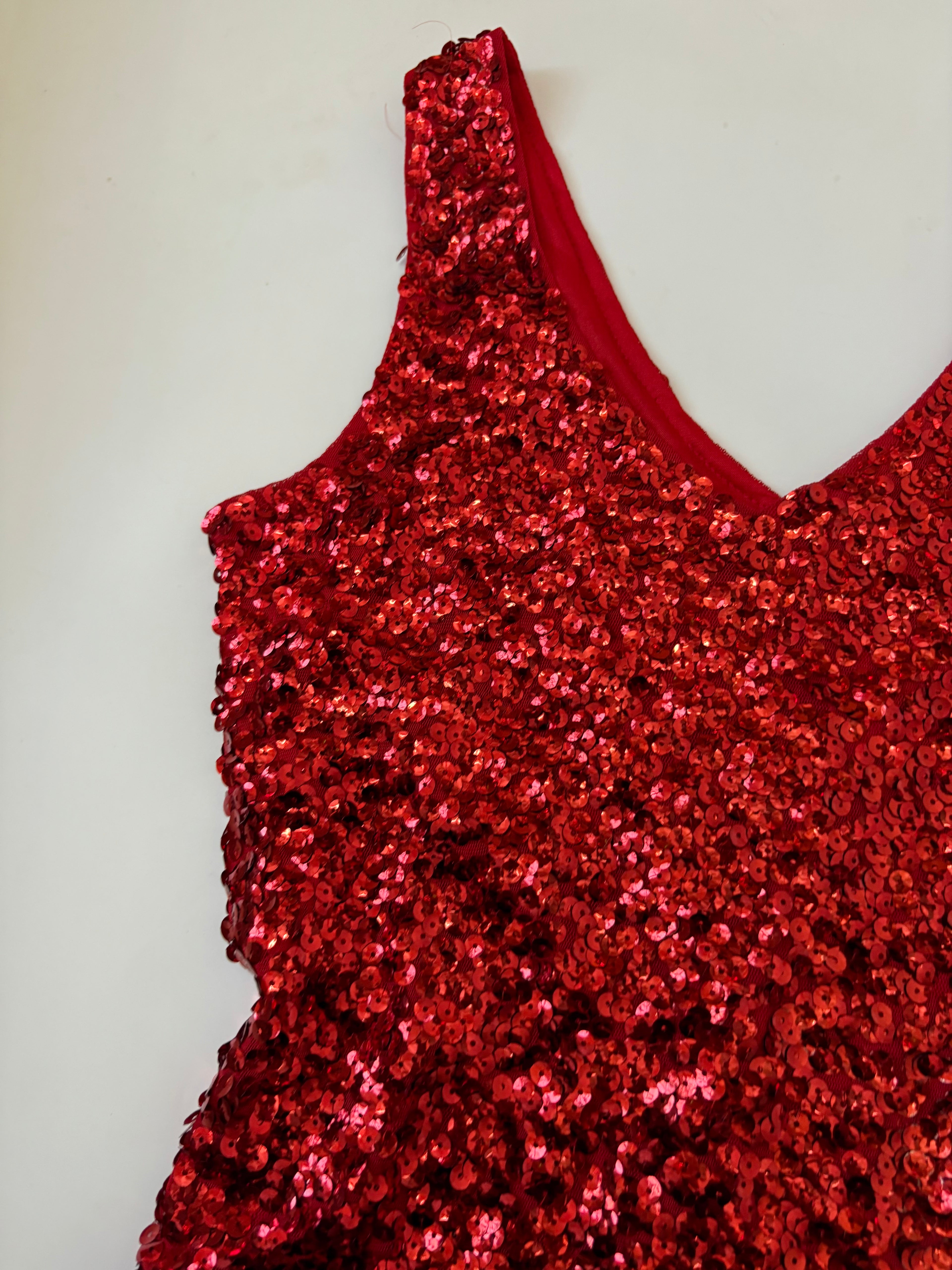 sequin v neck top (34-36inch)