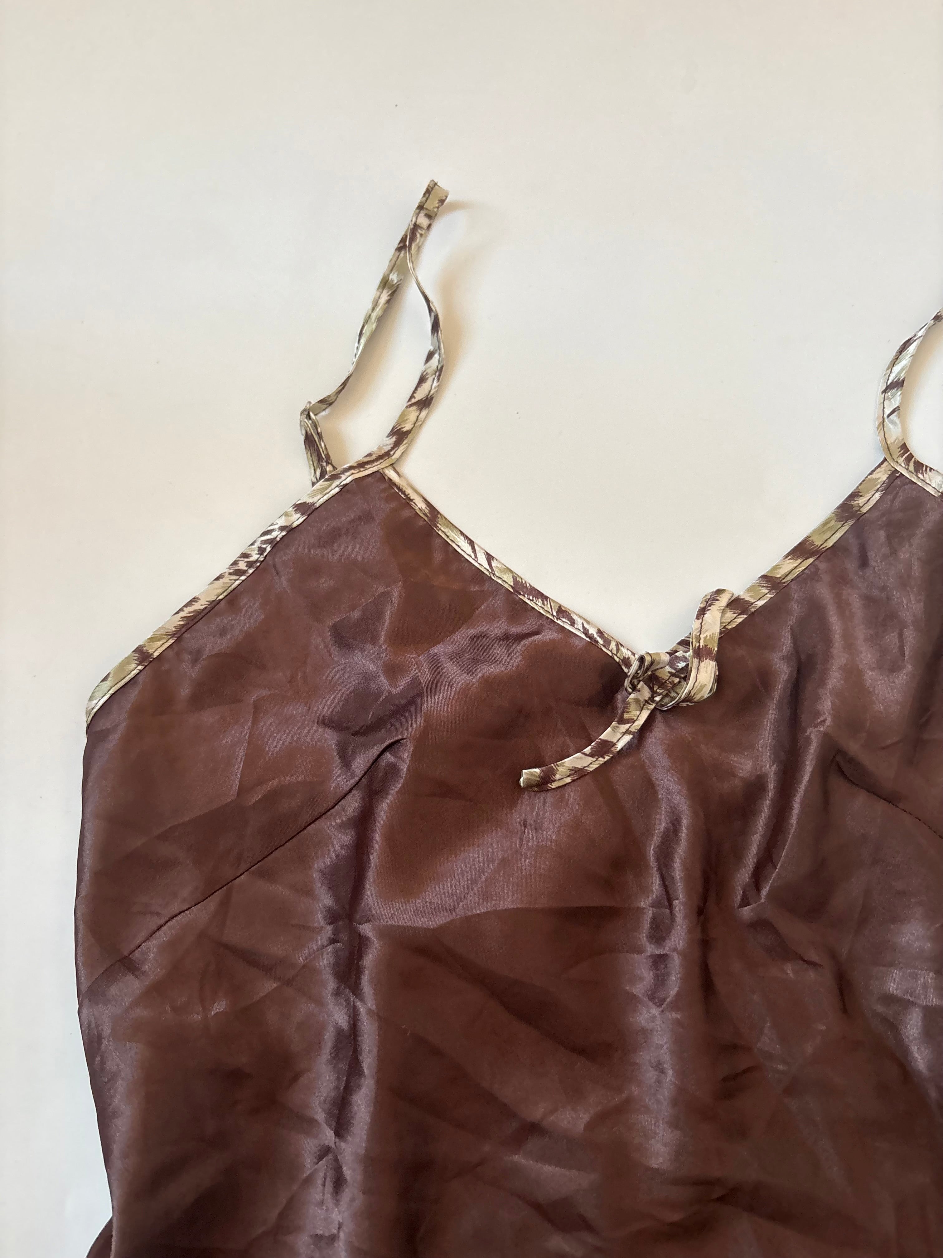 Brown cami top(32-34 inch)