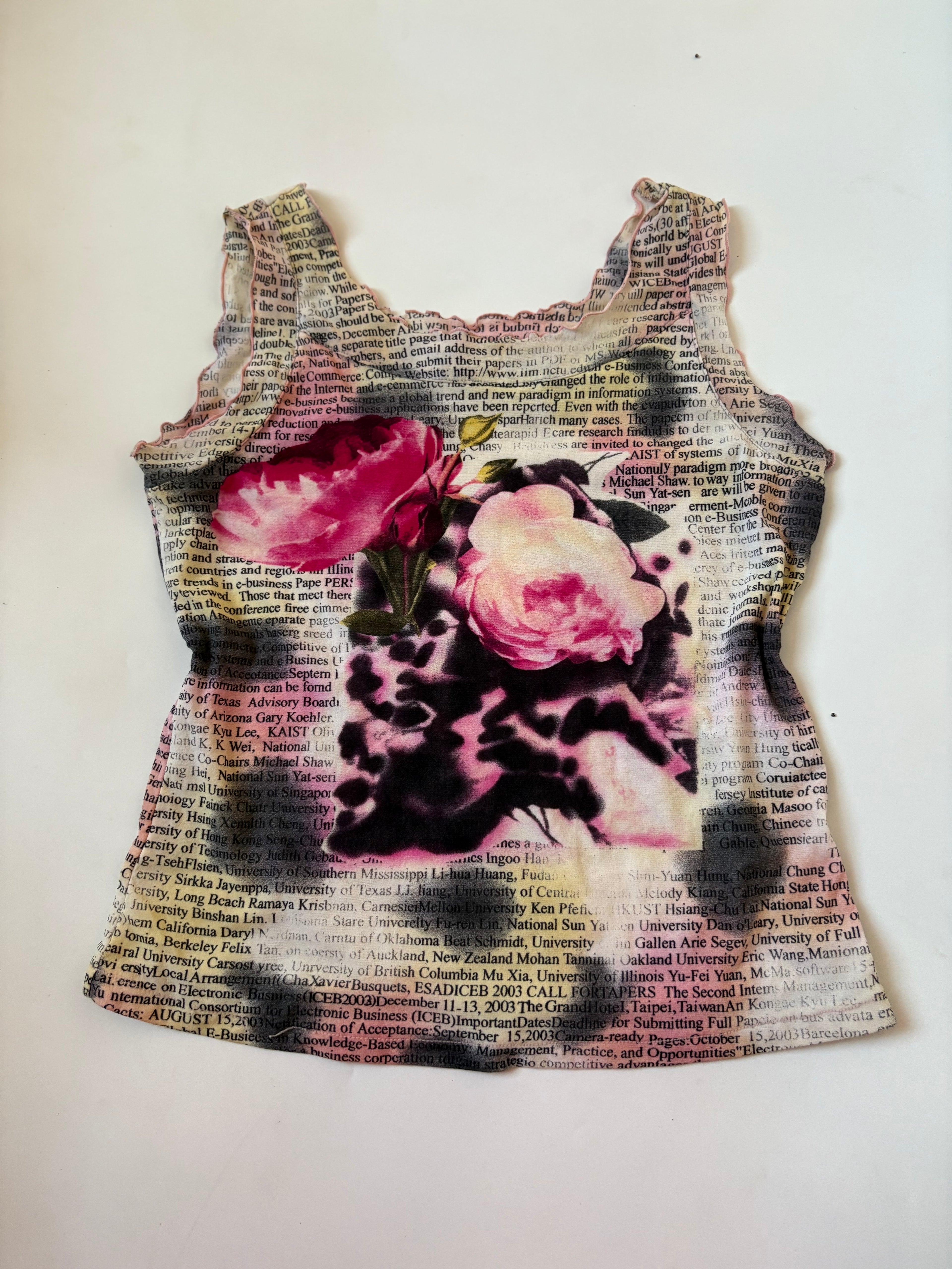 news paper printed top (36-38inch)