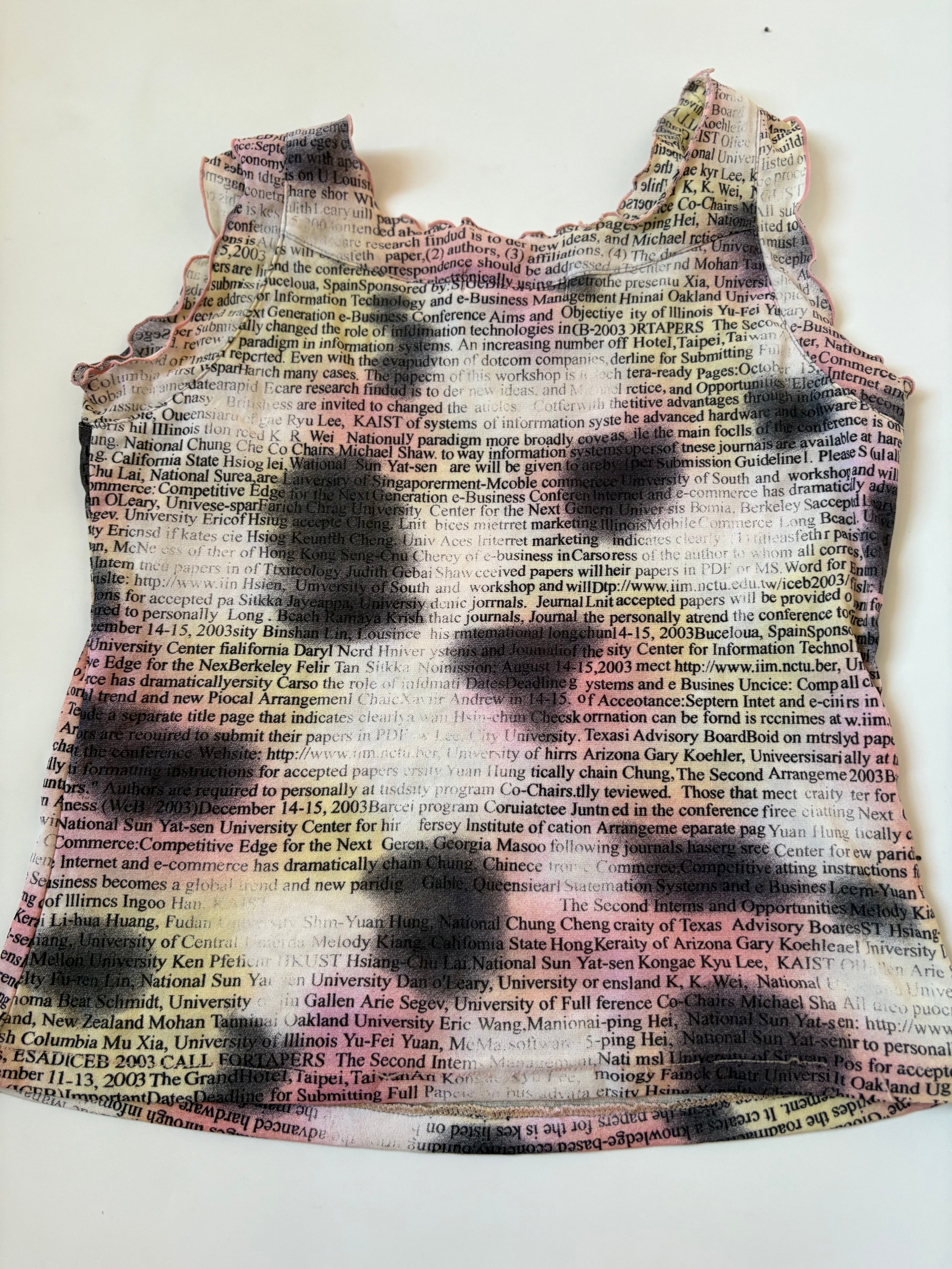 news paper printed top (36-38inch)
