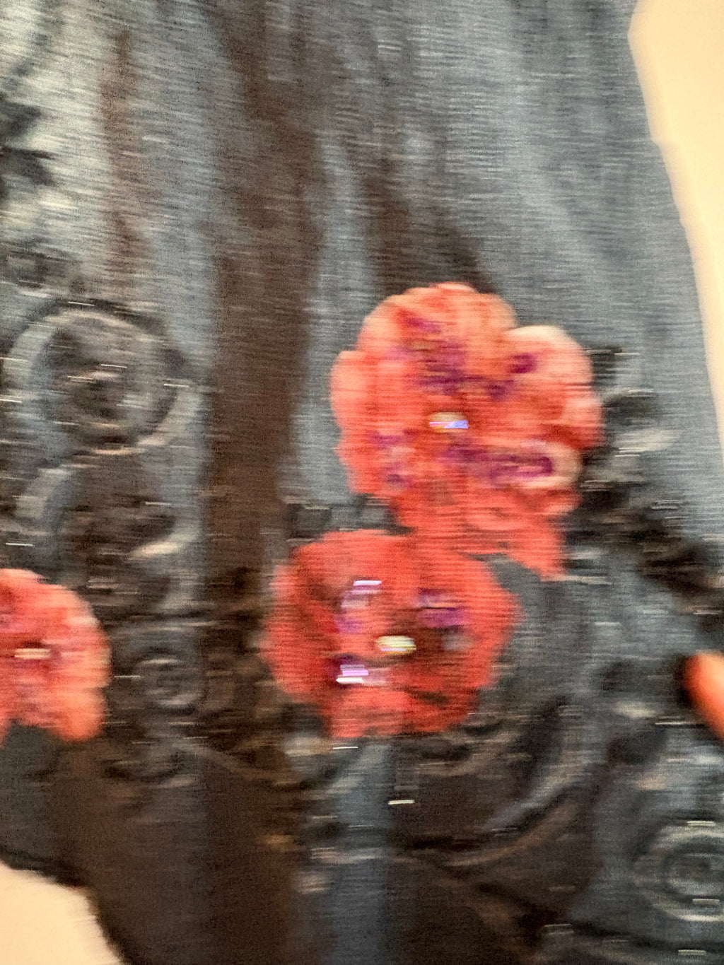 DAHMA beaded floral midi skirt(30 inch)