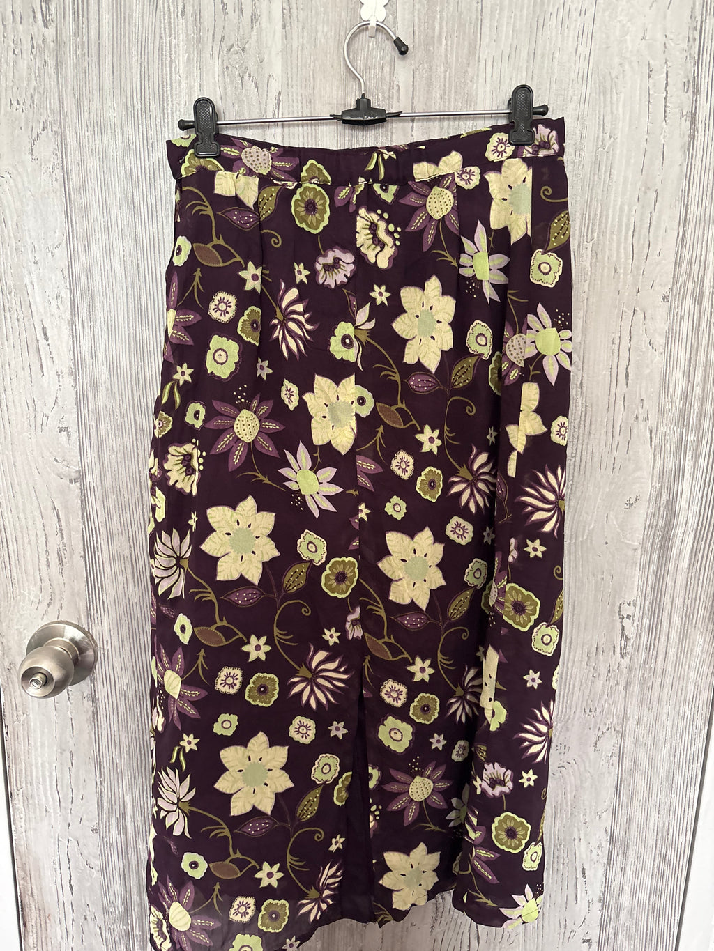 purple funky maxi skirt (28inch)