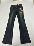 Sen Bao Long floral embroided jeans (w-27 inch)