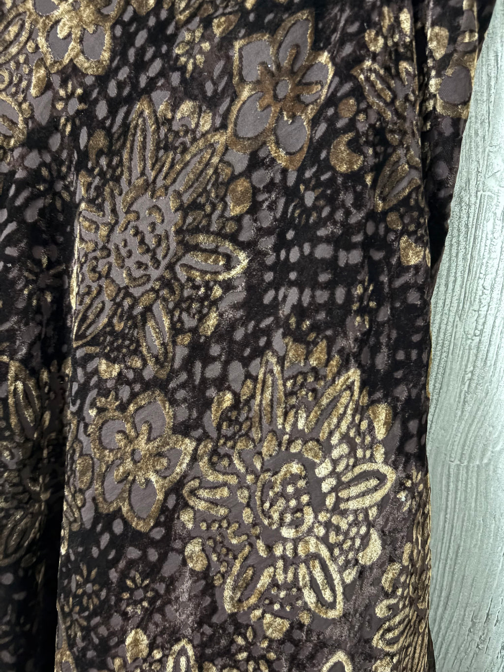 brown velvet skirt ( 34inch)