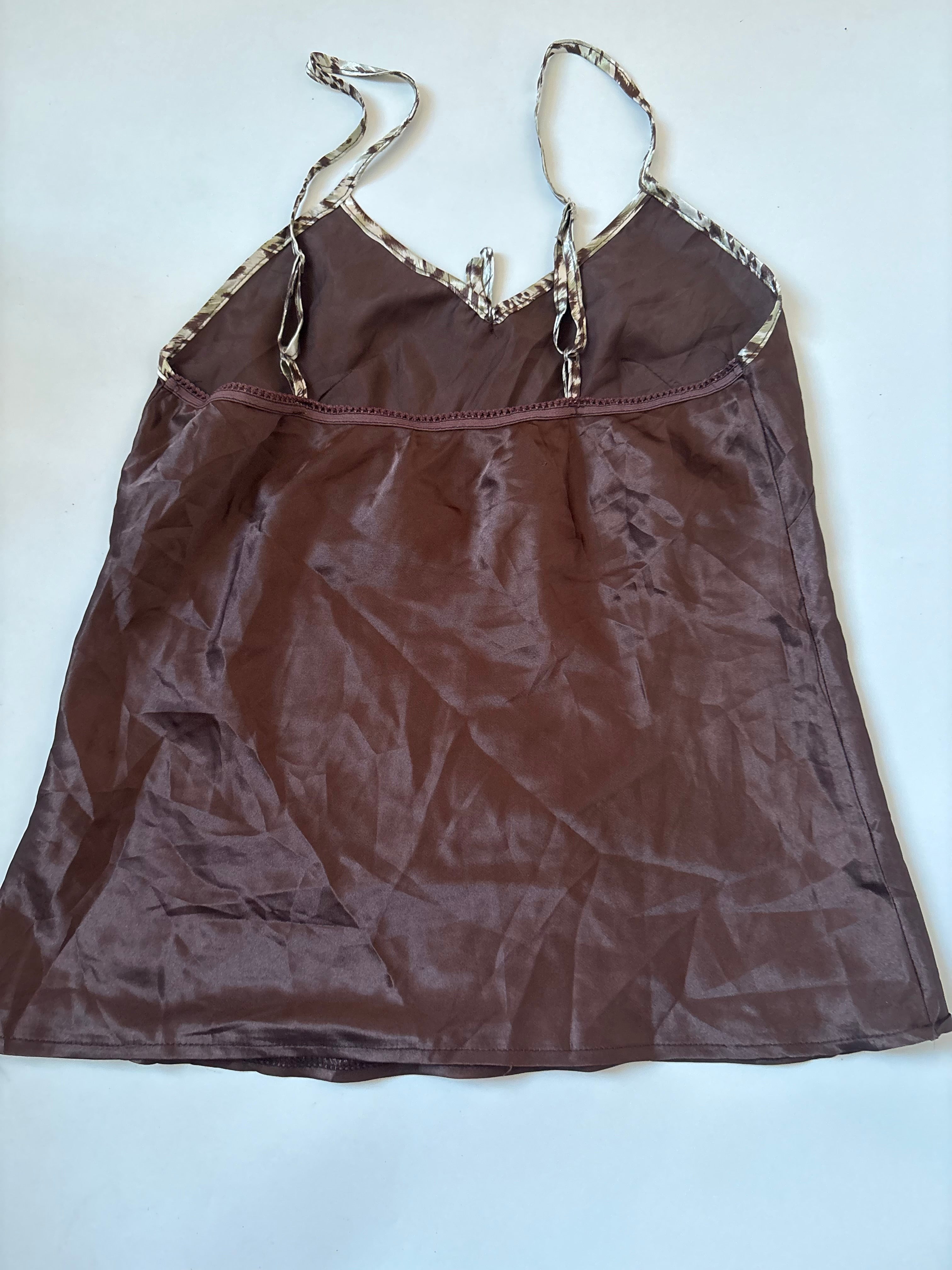Brown cami top(32-34 inch)