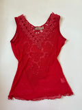 G shape red rose top(32-38inch)