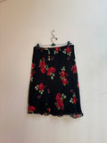 Tessuto floral black skirt(34-36 inch)