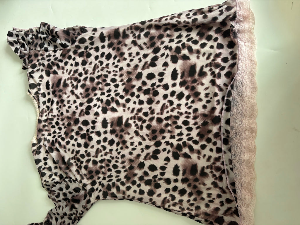 Cheetah lavender colour top(38-40 inch)