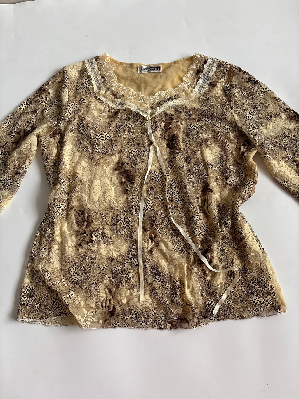 sweet princess bell sleeves top (44-46inch)