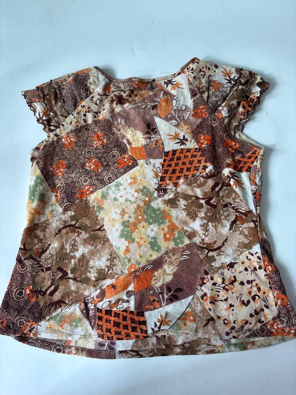 Y2K printed mesh top(38-40 inch)