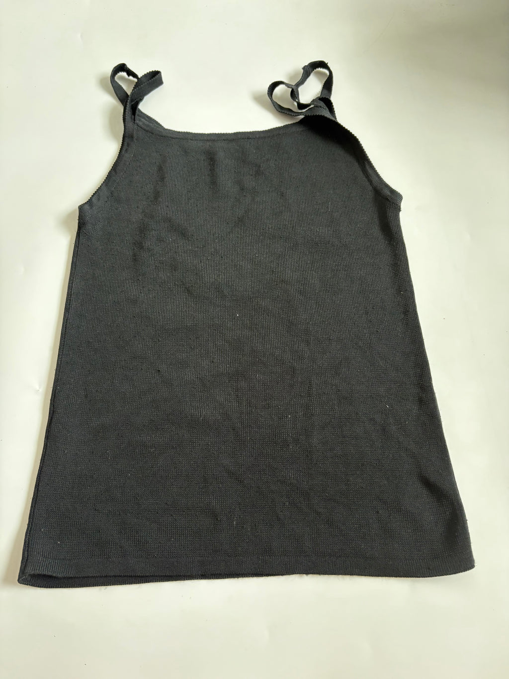 beaded black cami top (34-38inch)