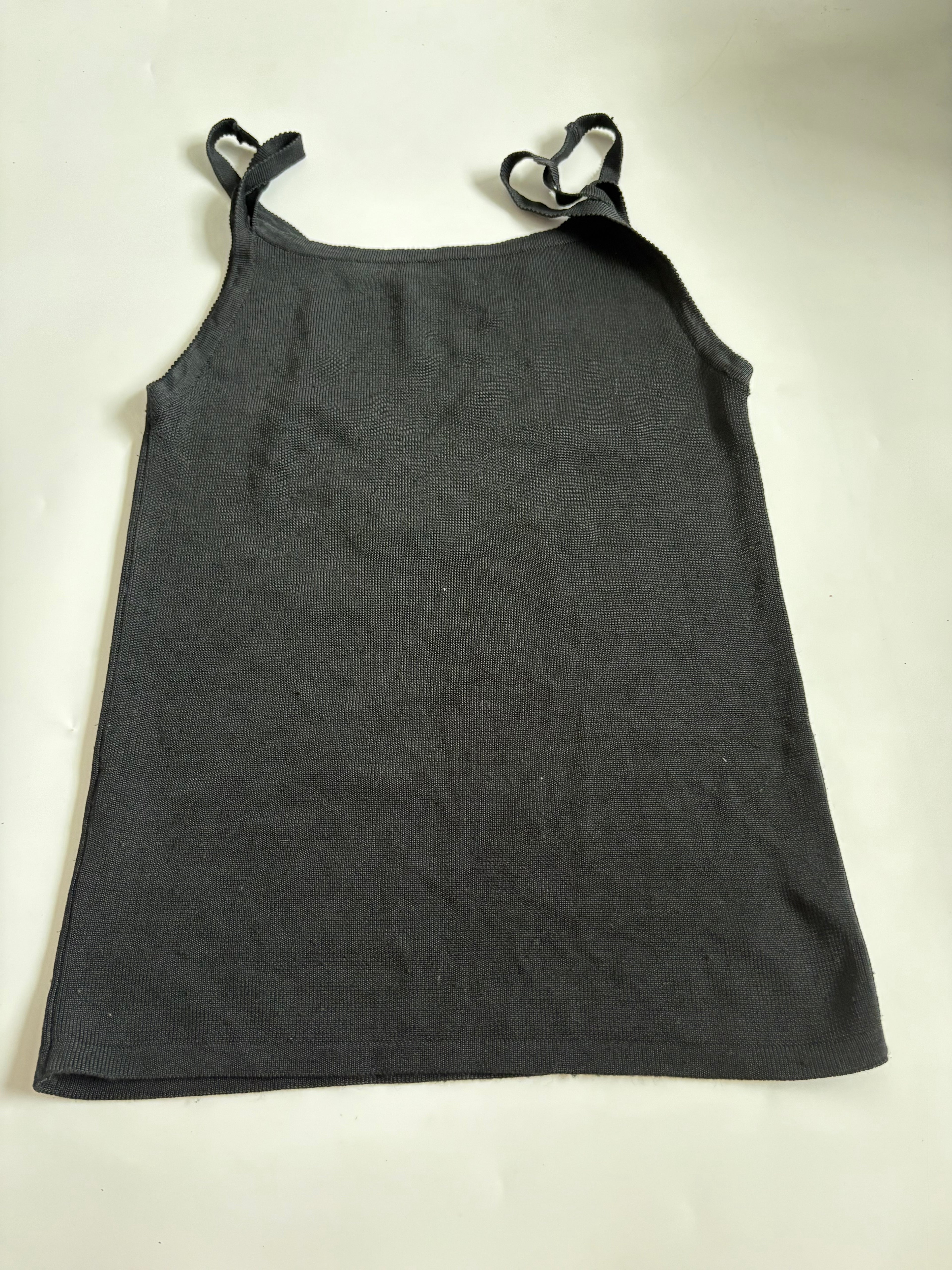 beaded black cami top (34-38inch)