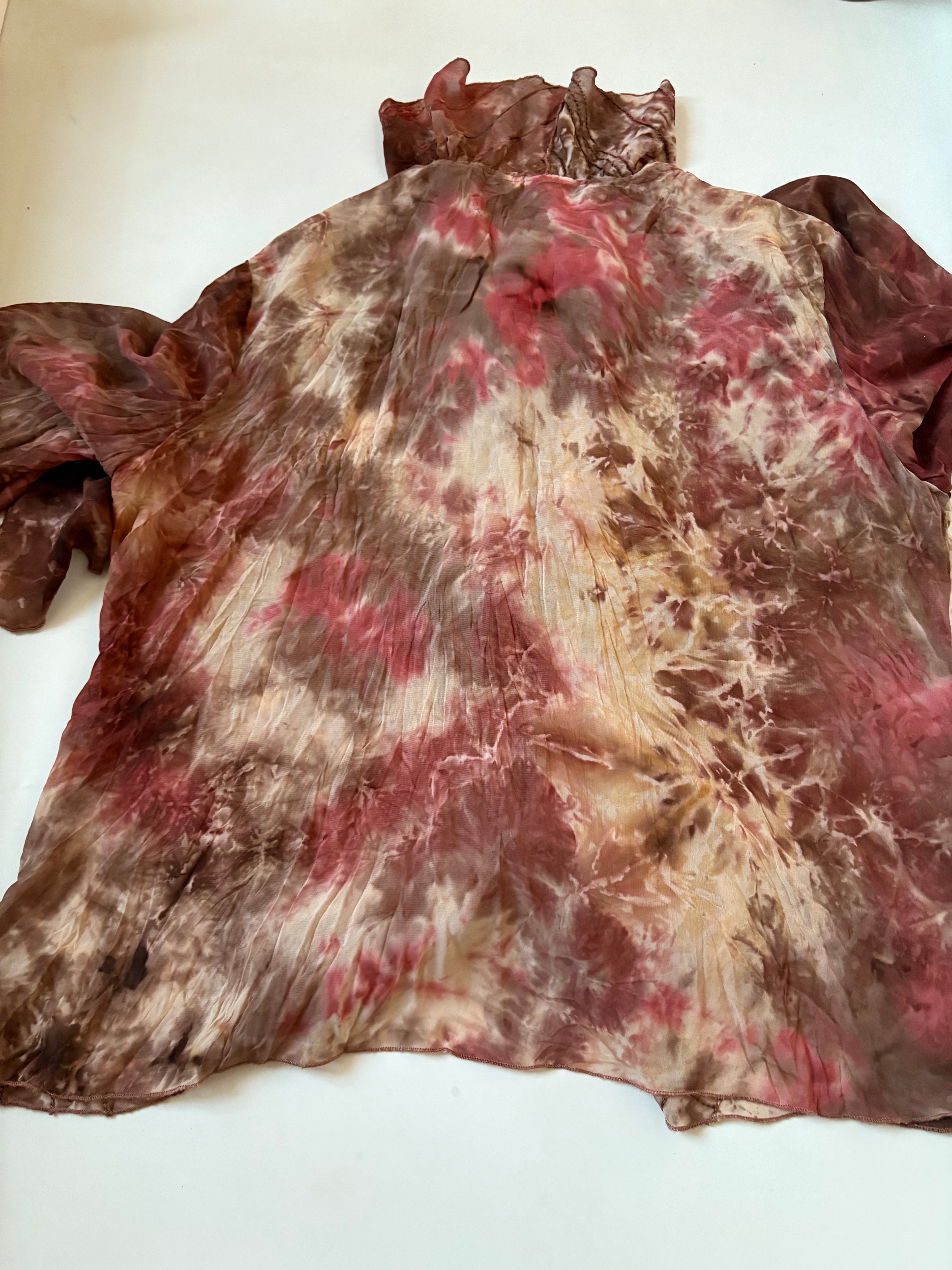 Wang li ruffle floral top(48inch)