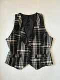 checkered vest (36-38inch)