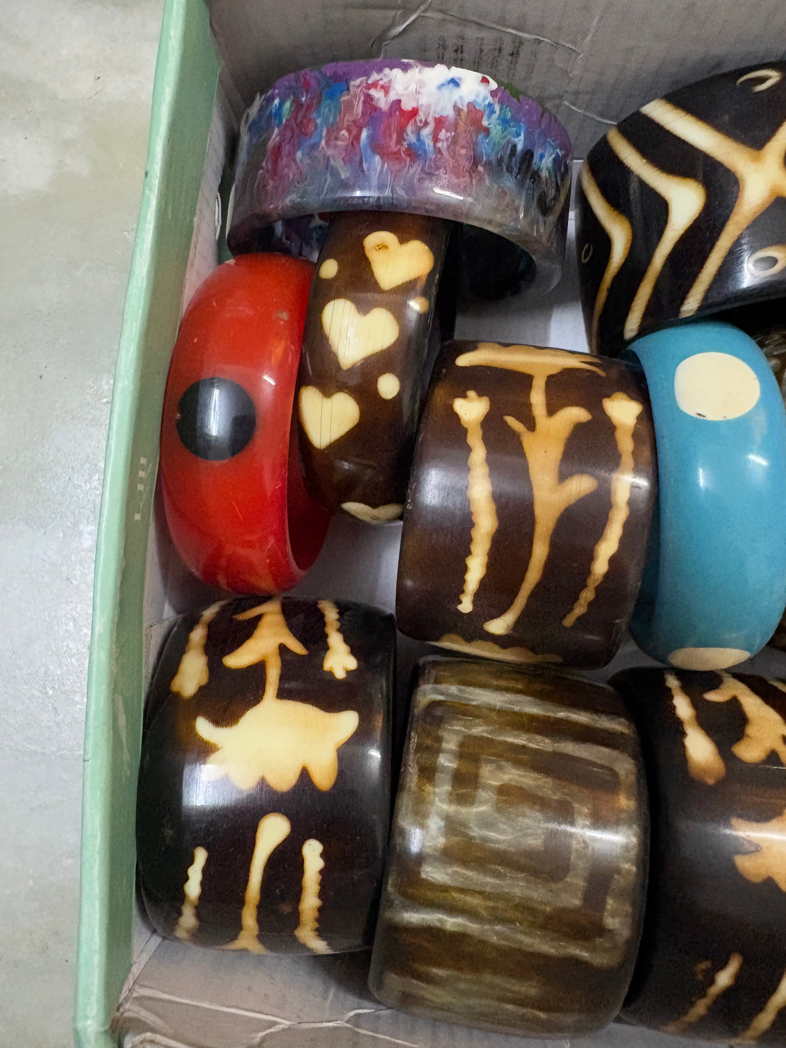 Chunky wooden bangles pt 1