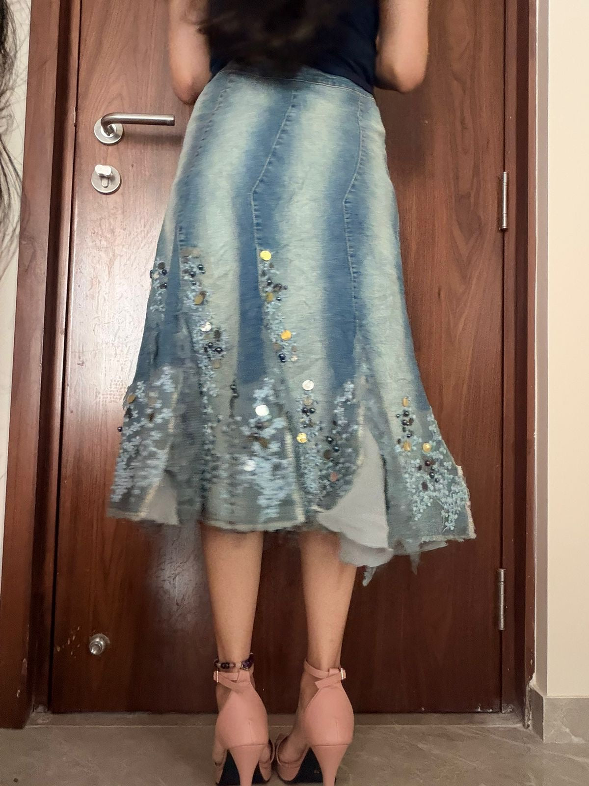 LONLON beaded skirt(30 inch)