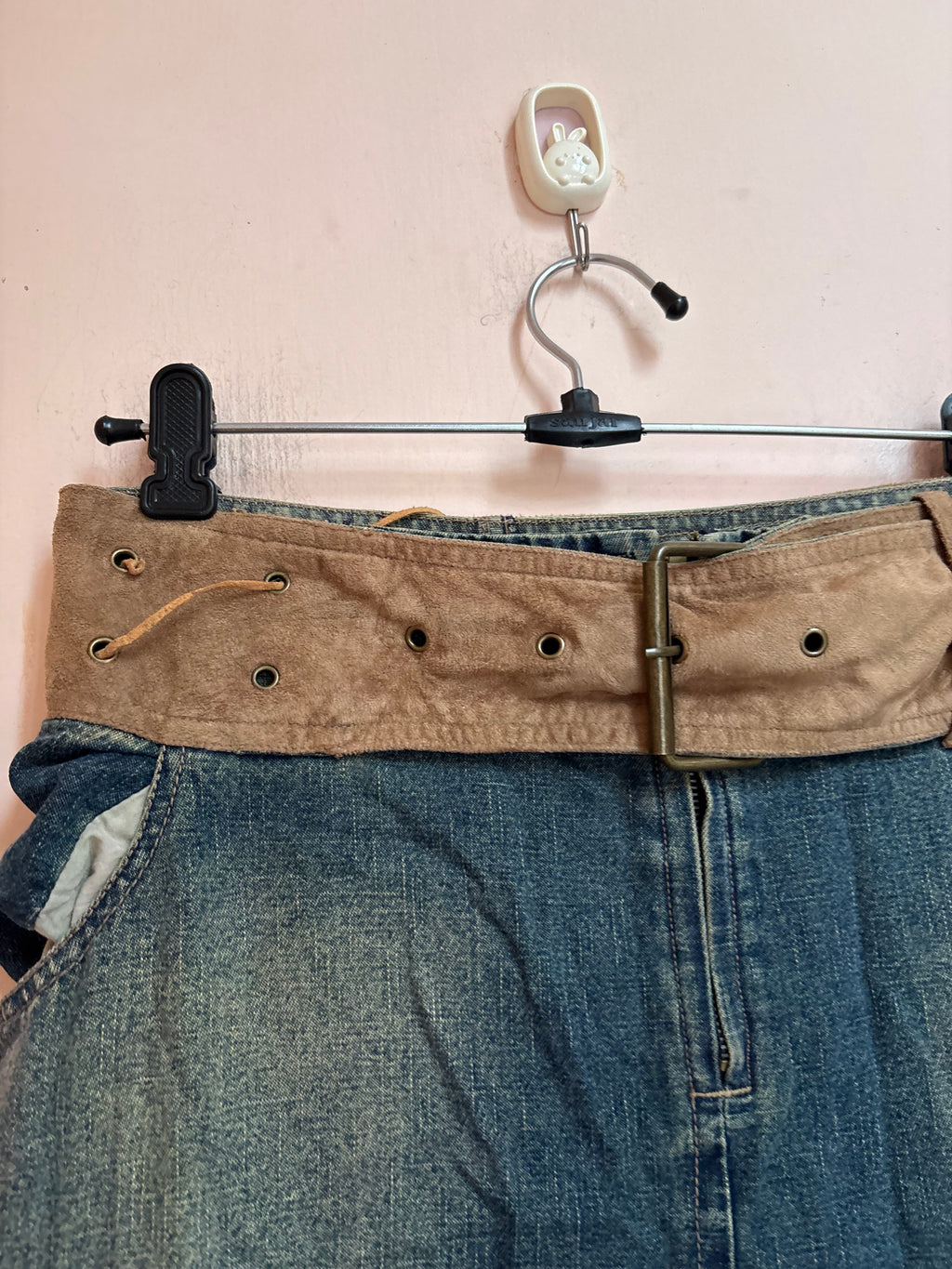 ME AND YOU belt maxi skirt(44 inch)