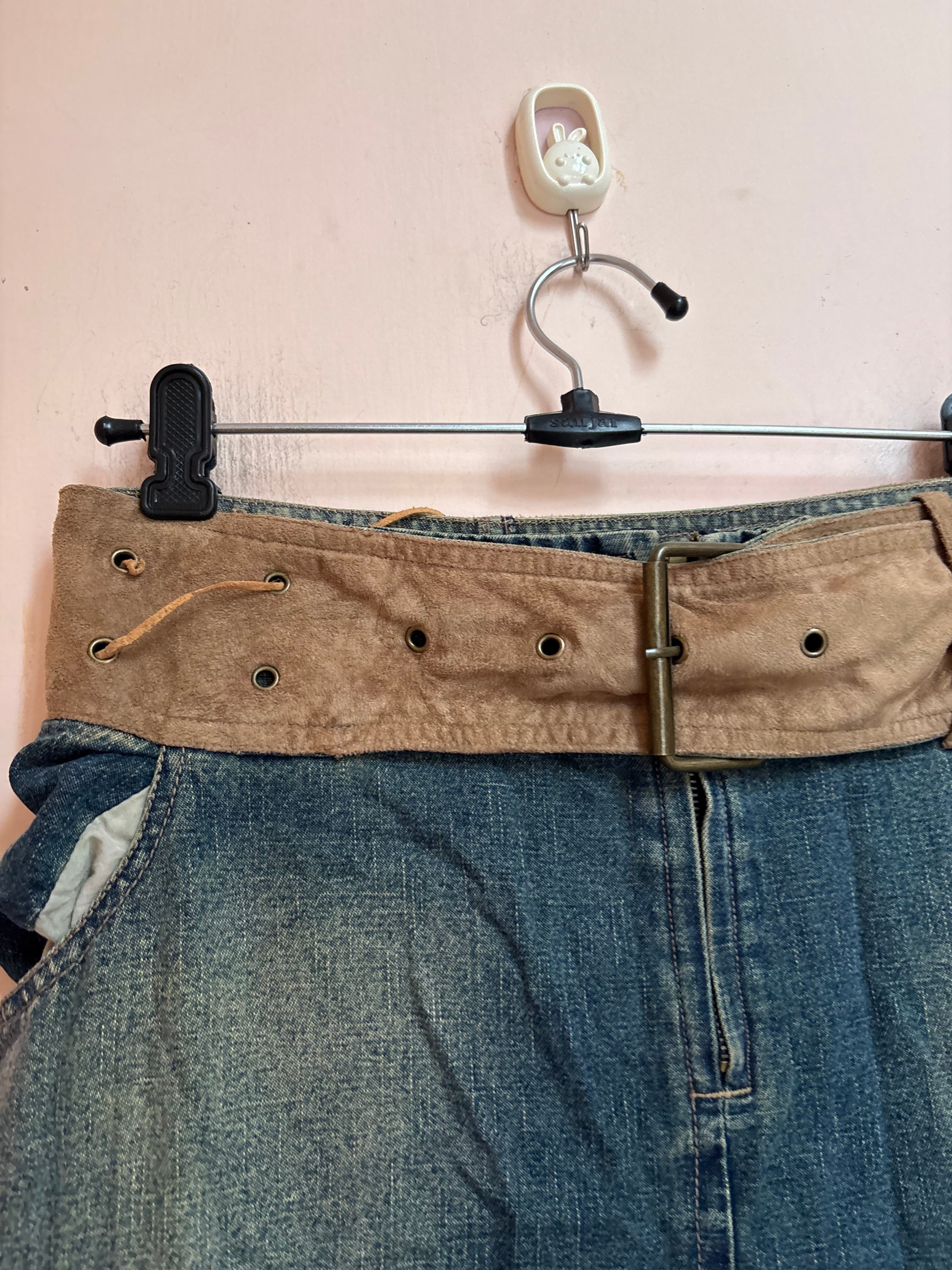 ME AND YOU belt maxi skirt(44 inch)