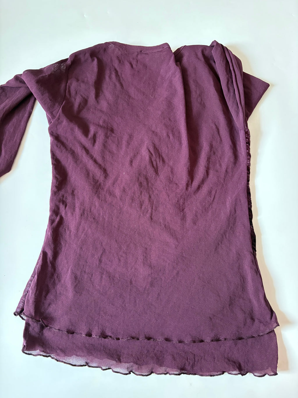 burton velvet purple top (38inch)