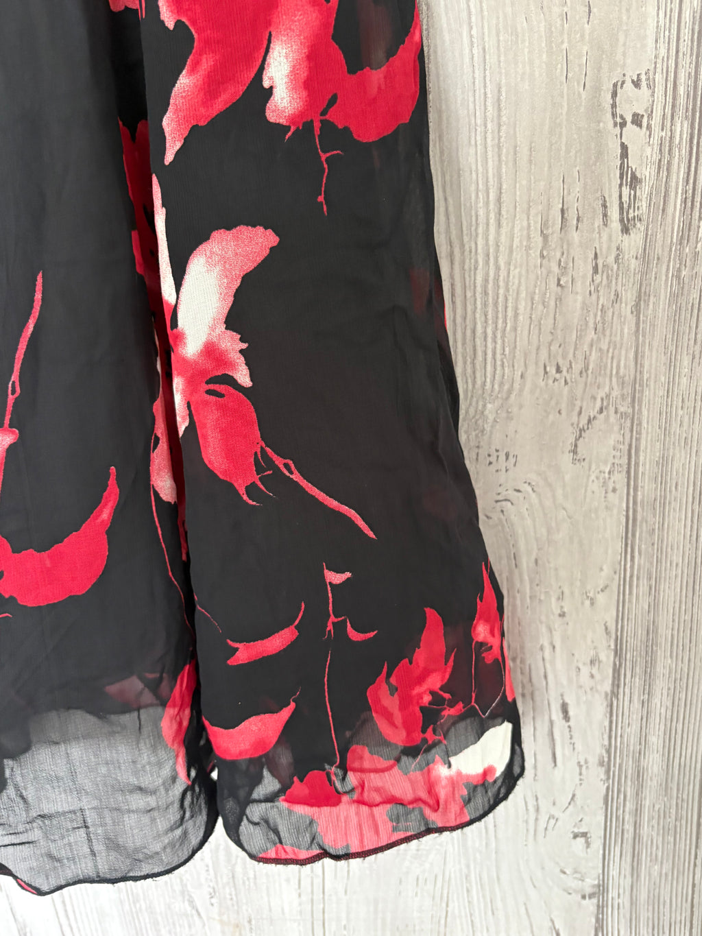 Black floral skirt (33inch)