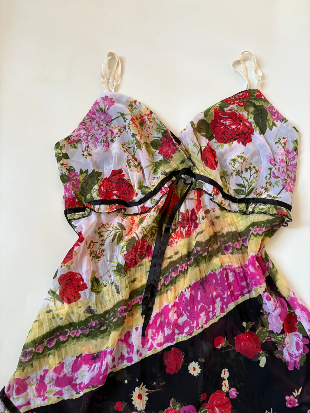 floral cami top (34-36inch)