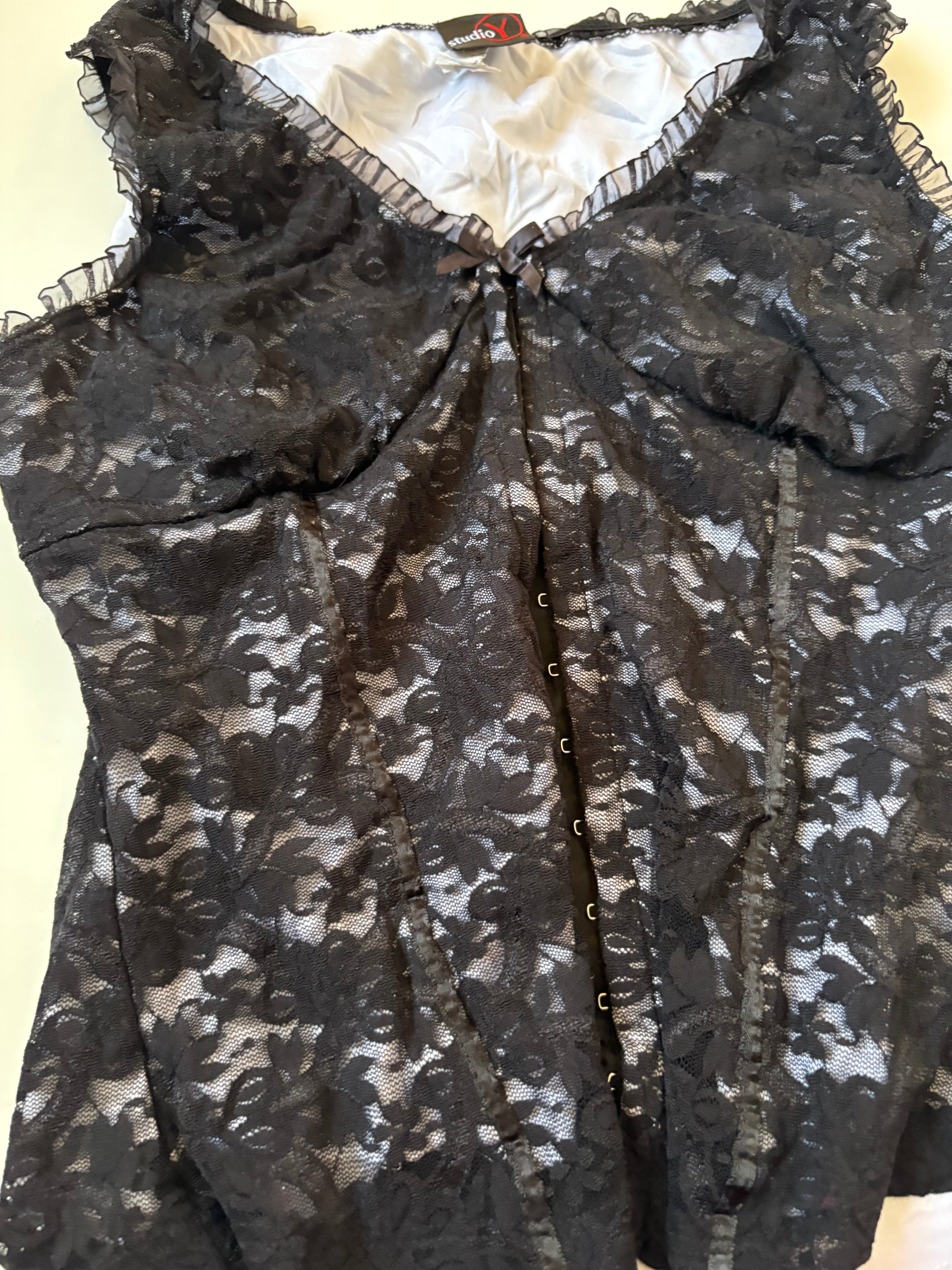 v neck bustier top ( 34-36inch)