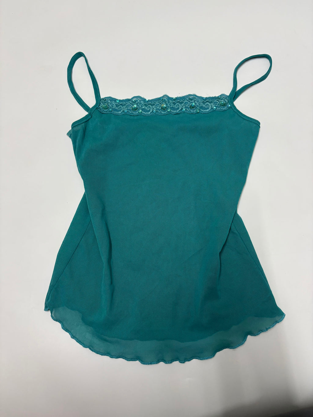 teal cami top (30-34inch)
