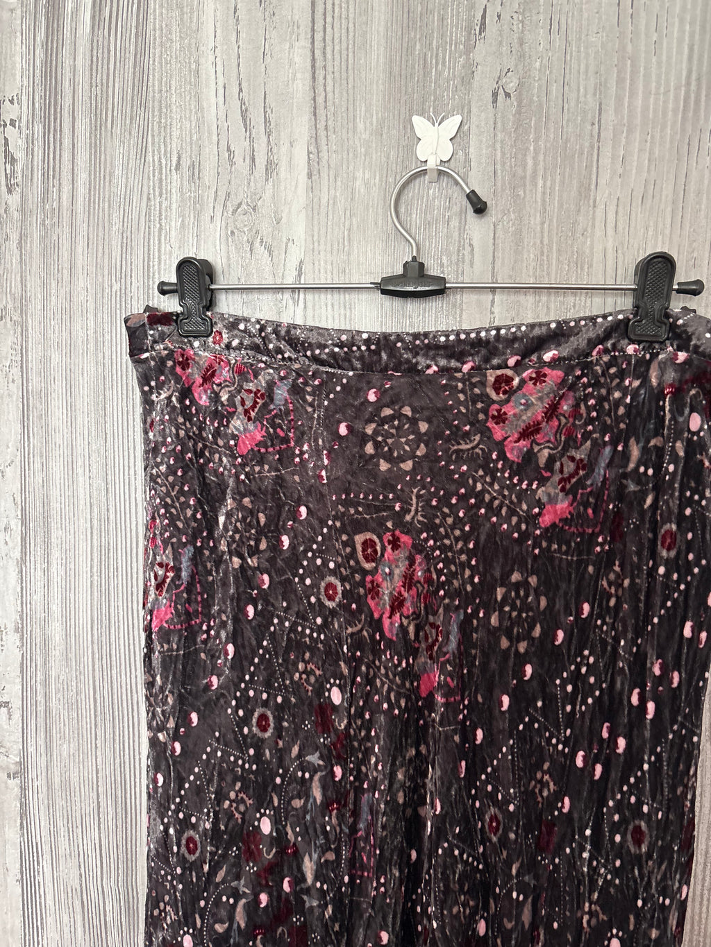 luisa spagnoli velvet skirt (32inch)