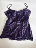 Express design pure silk violet top(34 inch)