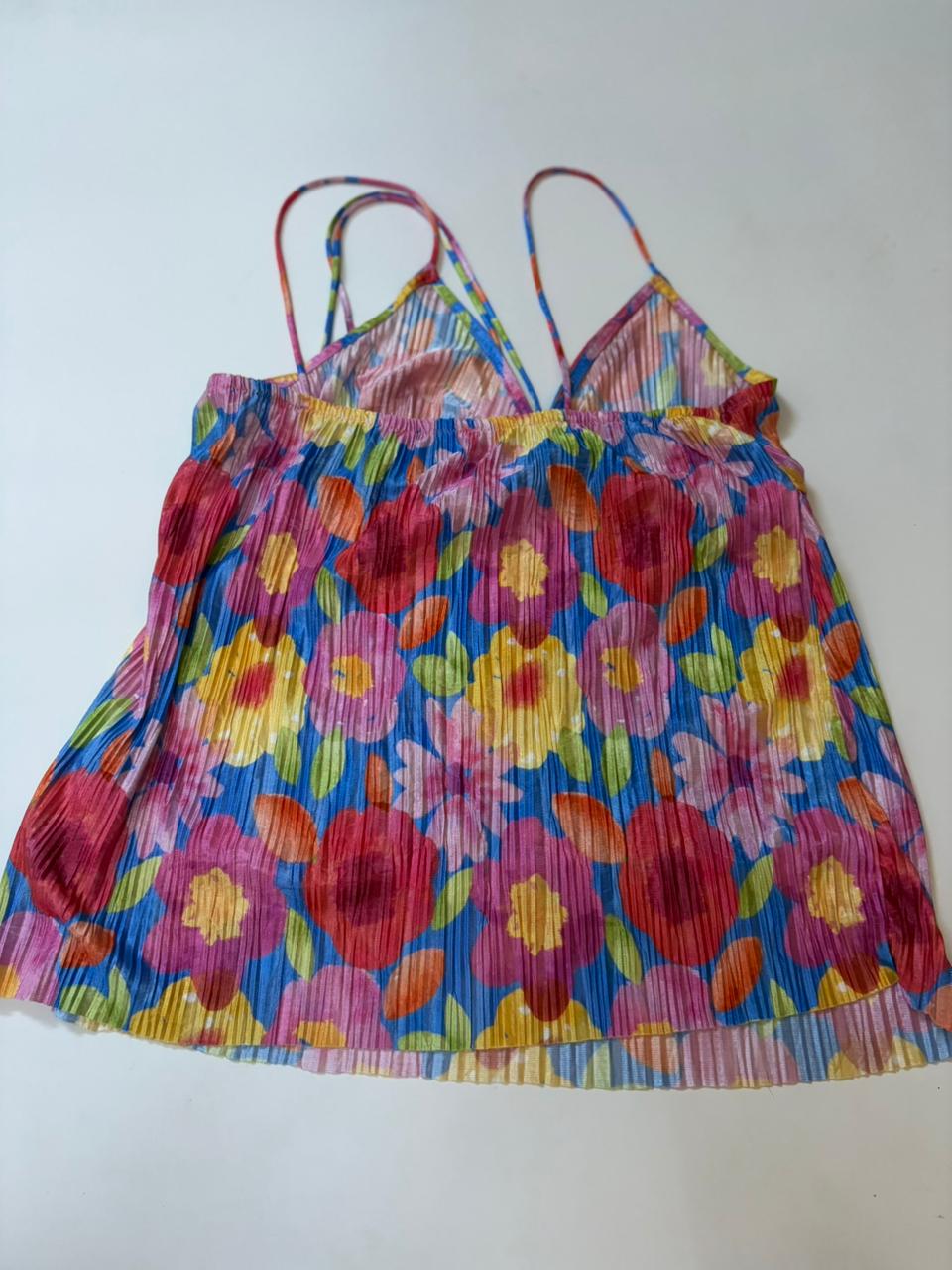 Primark colourful floral top(32-36 inch)