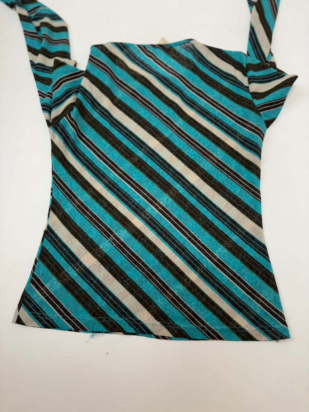 Stripped mixed colour top(34-38inch)