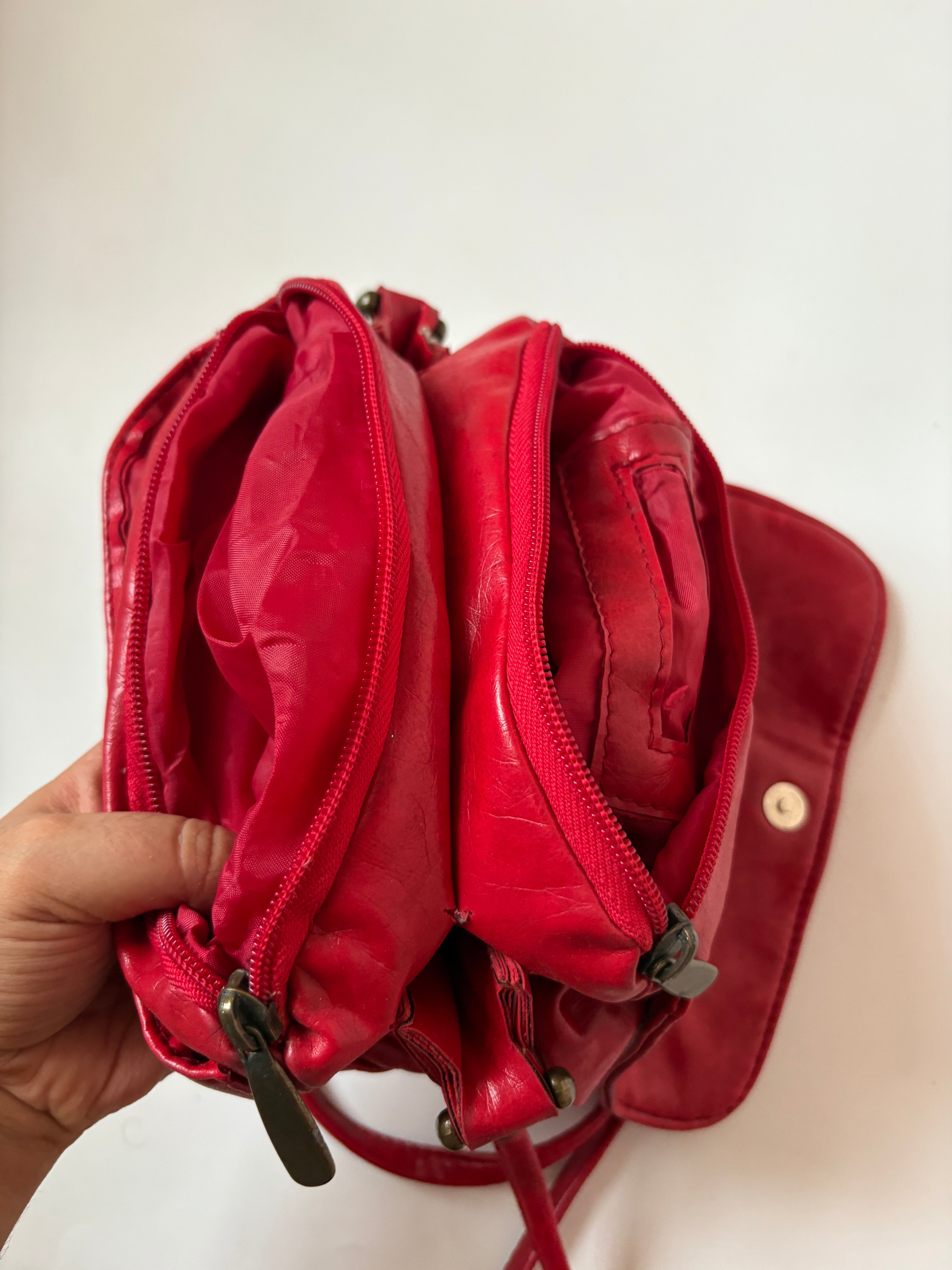 red cross open bag
