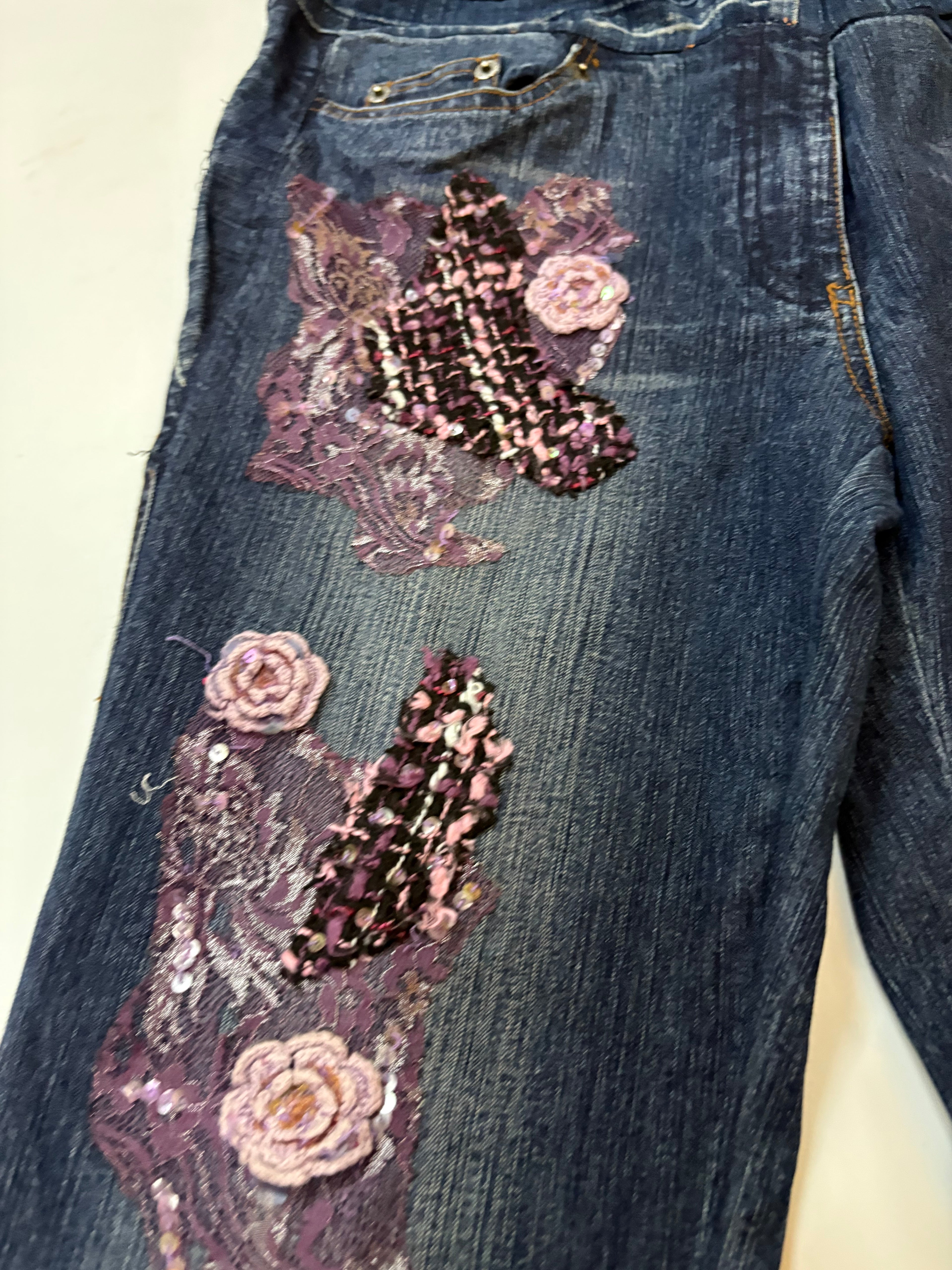 purple patch high rise jeans (34inch)