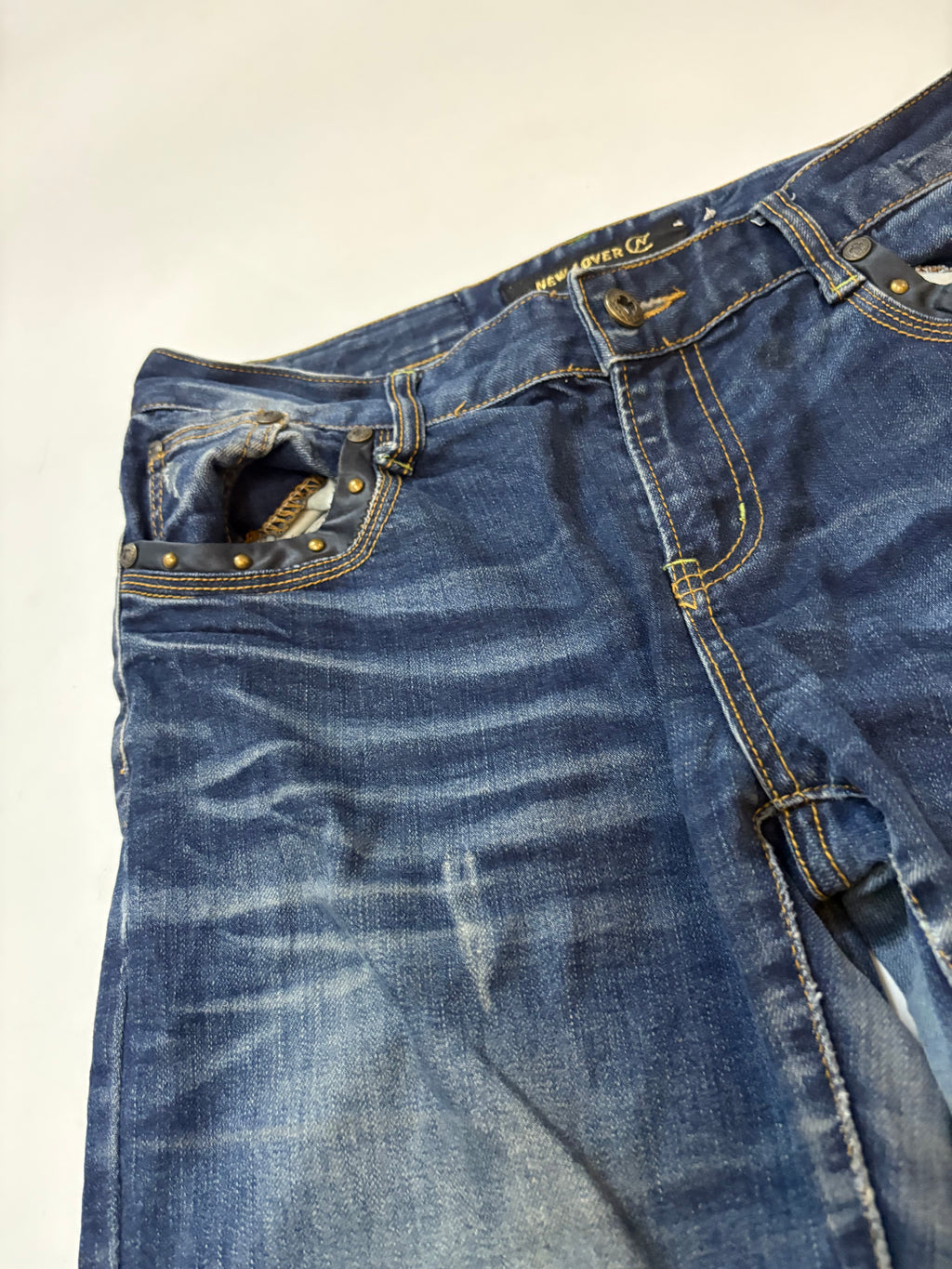 new lover low rise blue jeans ( 32inch)