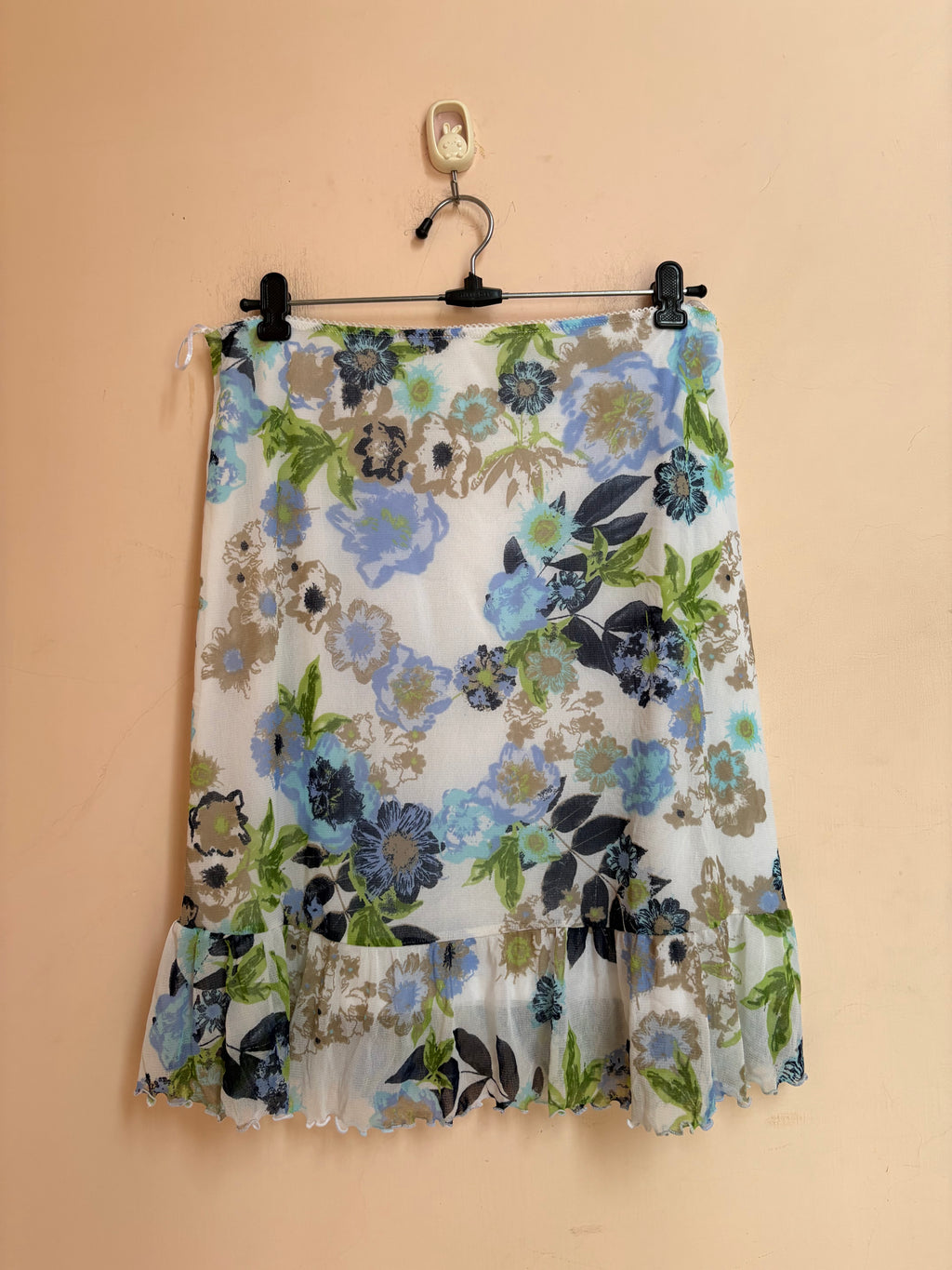 S.oliver white floral skirt(30-34 inch)