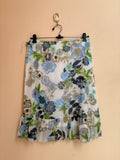 S.oliver white floral skirt(30-34 inch)
