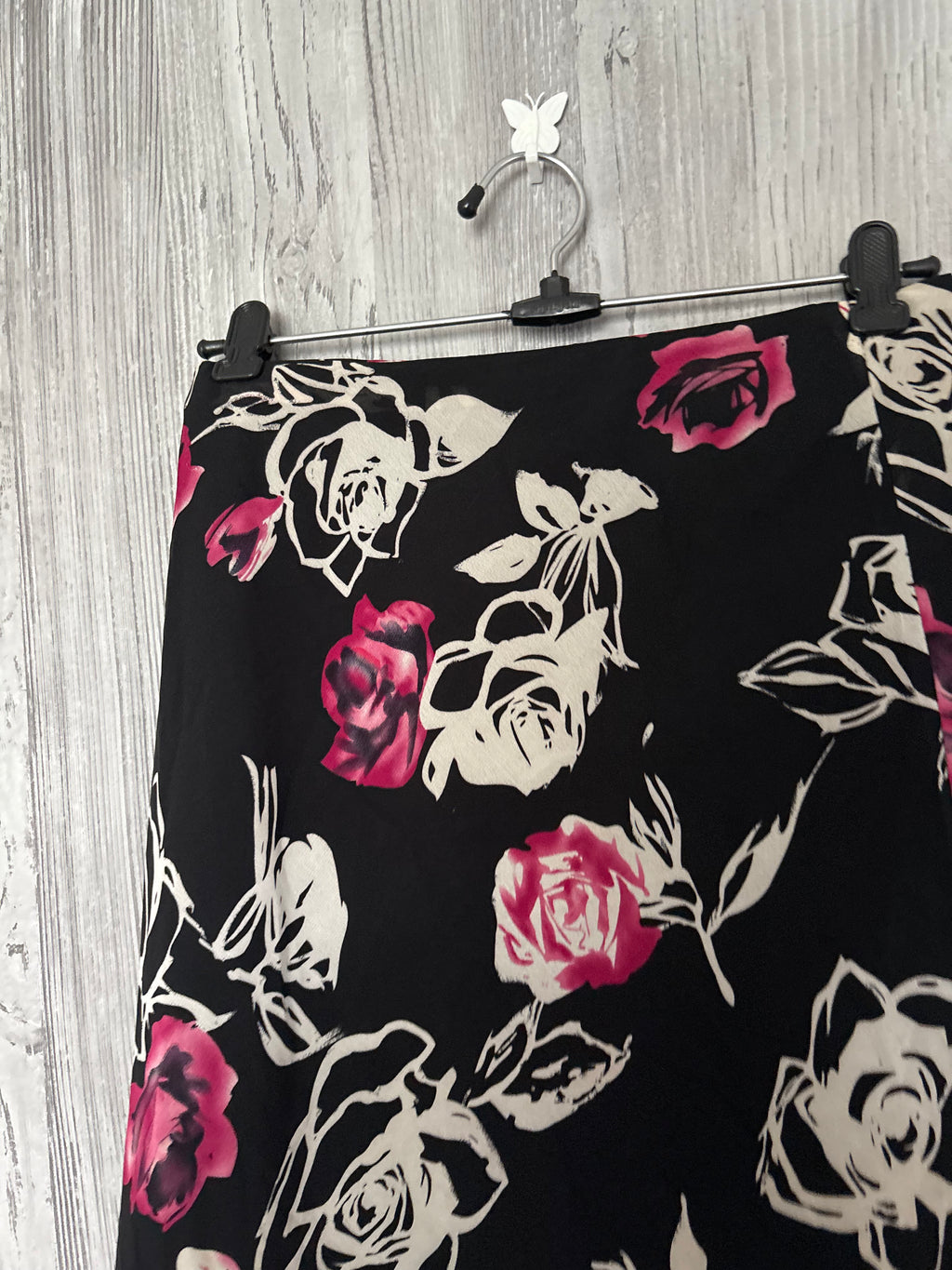 rose silk skirt ( 32-34inch)