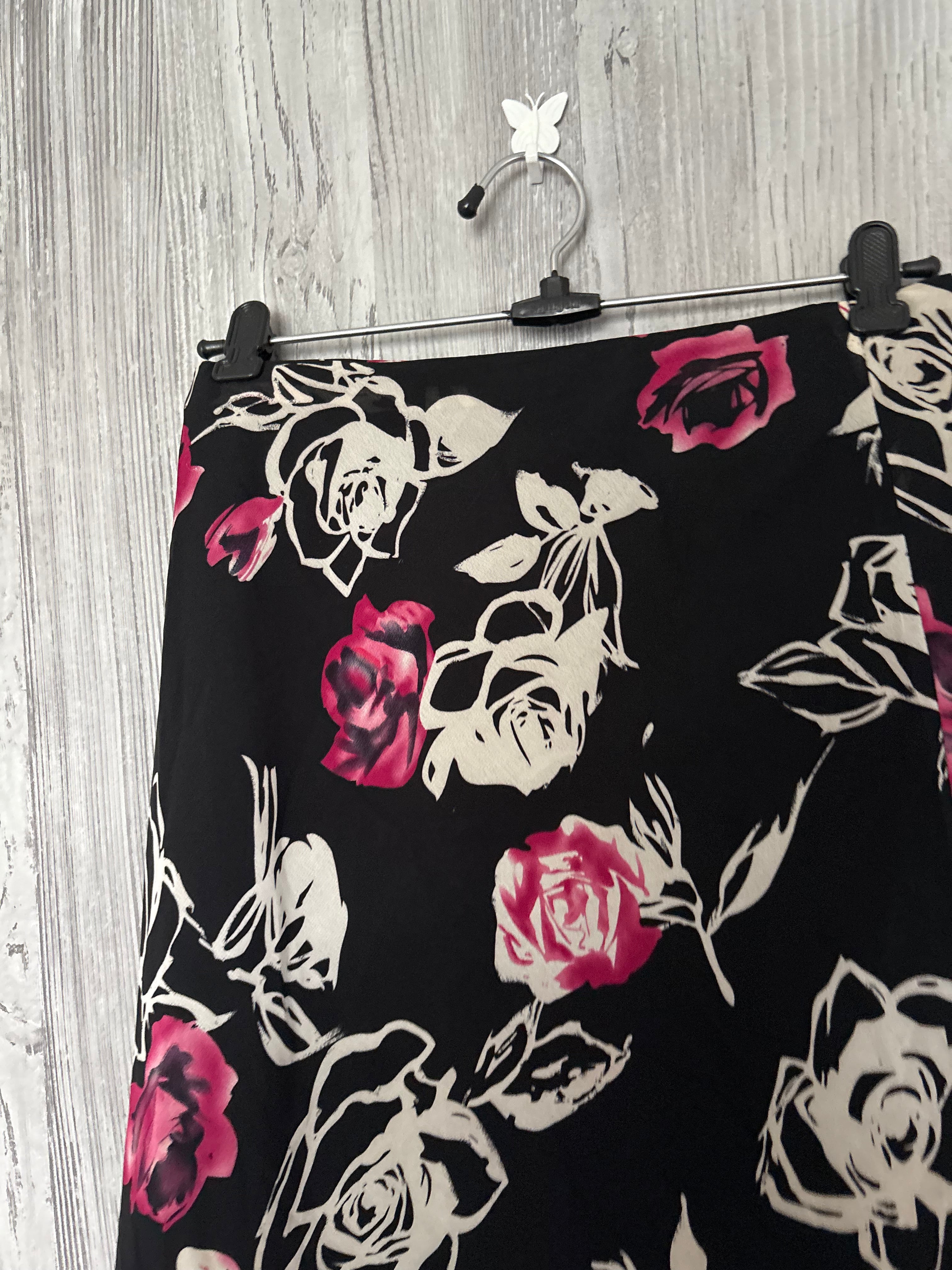 rose silk skirt ( 32-34inch)