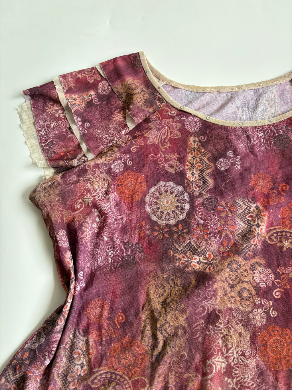 printed pink top (46-50inch)
