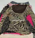 Brown full sleeve sequin top(34inch)